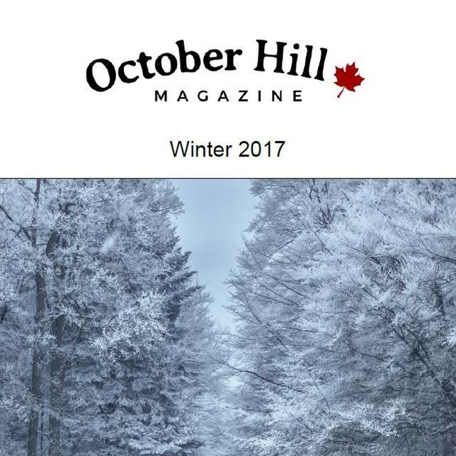 October Hill Magazine OHM Winter 2017 cover